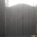 double width wooden garden gate